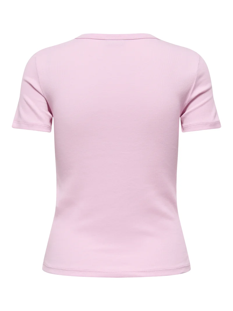 JDYLUCKY S/S O NECK TOP JRS NOOS, Fragrant Lilac