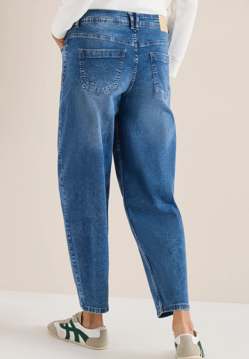 Style NOS Scarlett BARREL Mid, mid blue wash