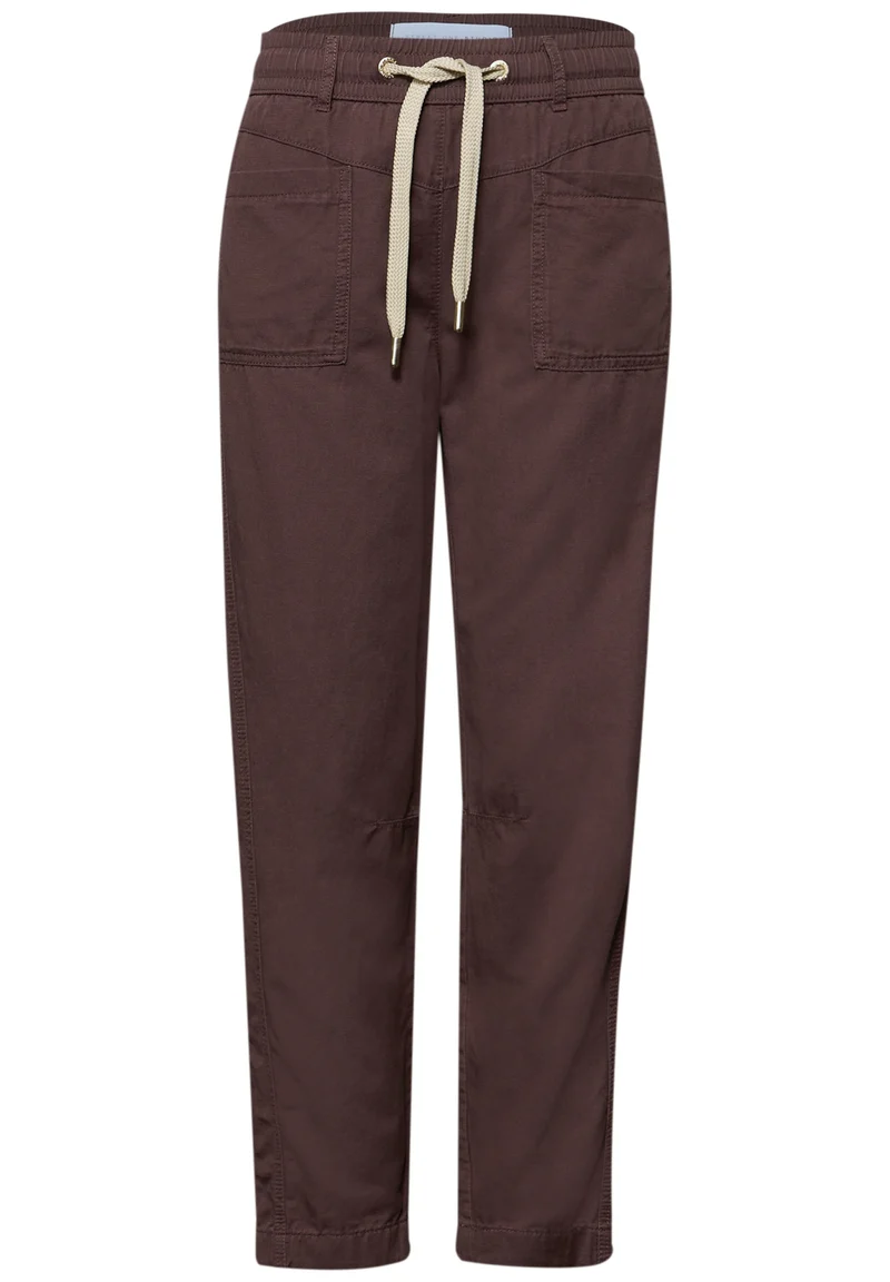 Studio_Barrel MW washed cotton, mahogany brown