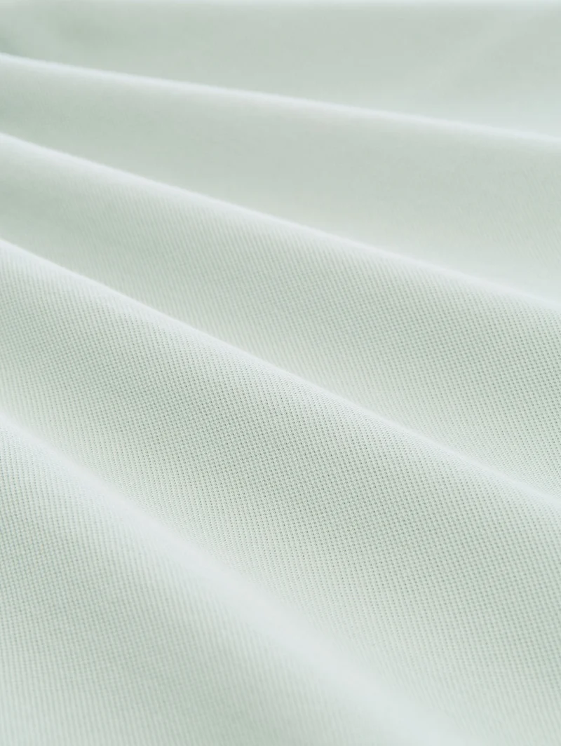 basic polo with contrast, soft greyish green