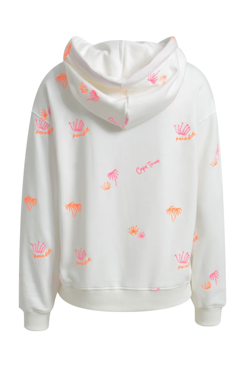RELAXED CRAZY HOODIE, OFFWHITE
