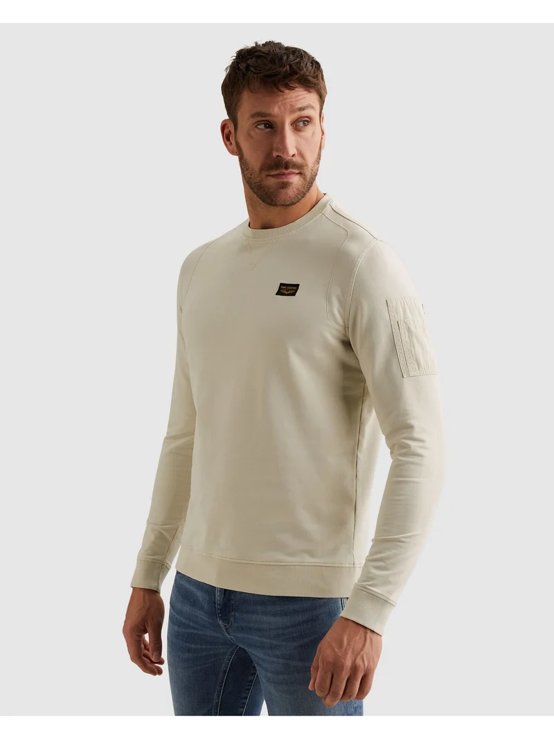 Crewneck American Classic, Bone White