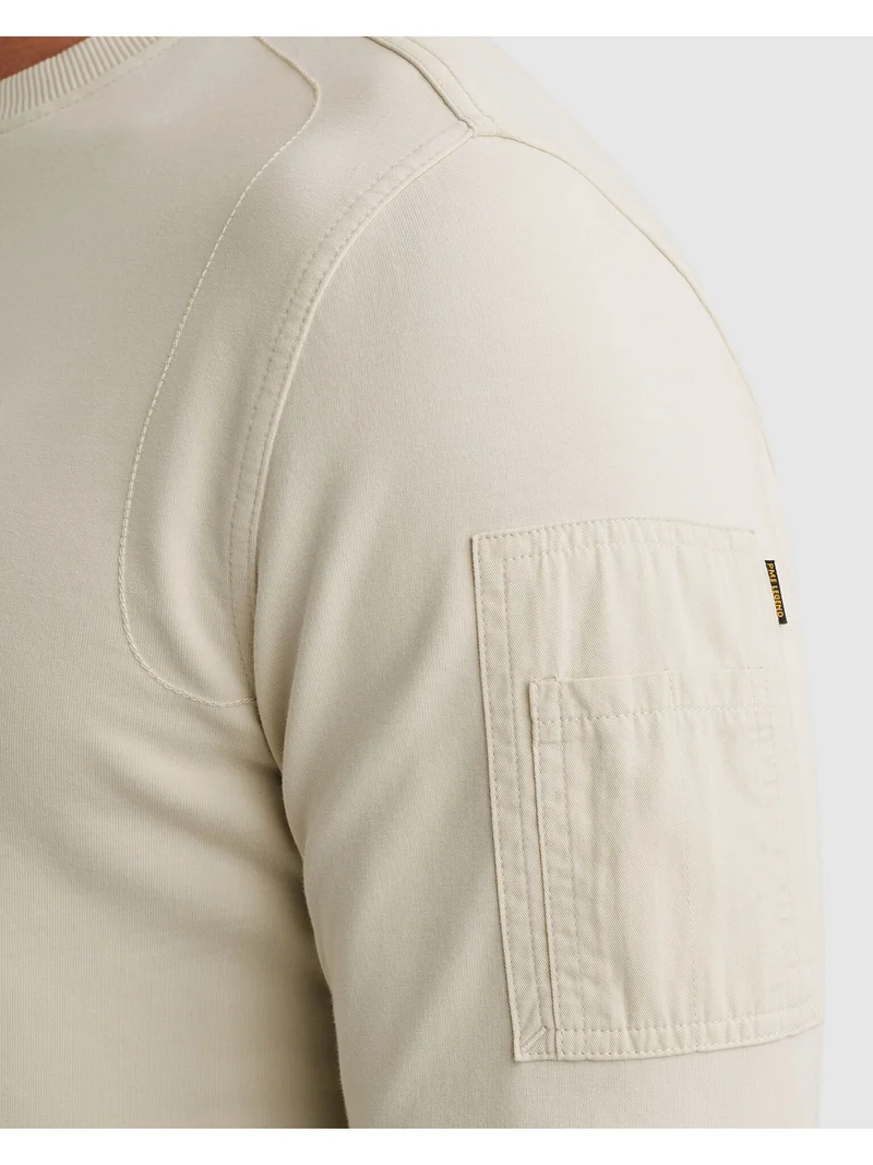 Crewneck American Classic, Bone White