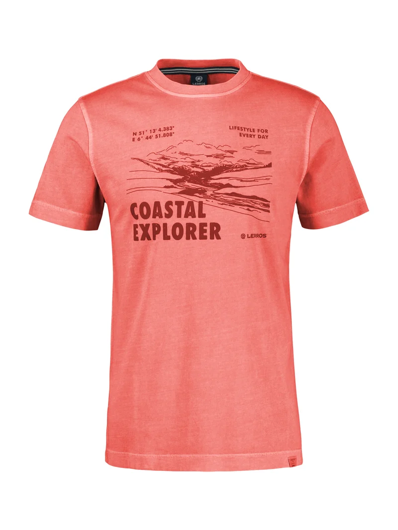 T-SHIRT/SERAFINO 1/2 ARM, VIVID RED