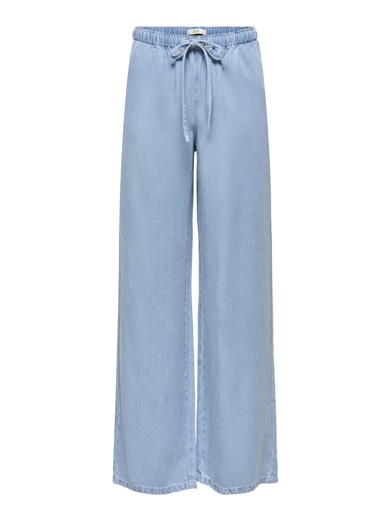 JDYMIRA MW WIDE STRING PANT PNT NOO, Light Blue Denim