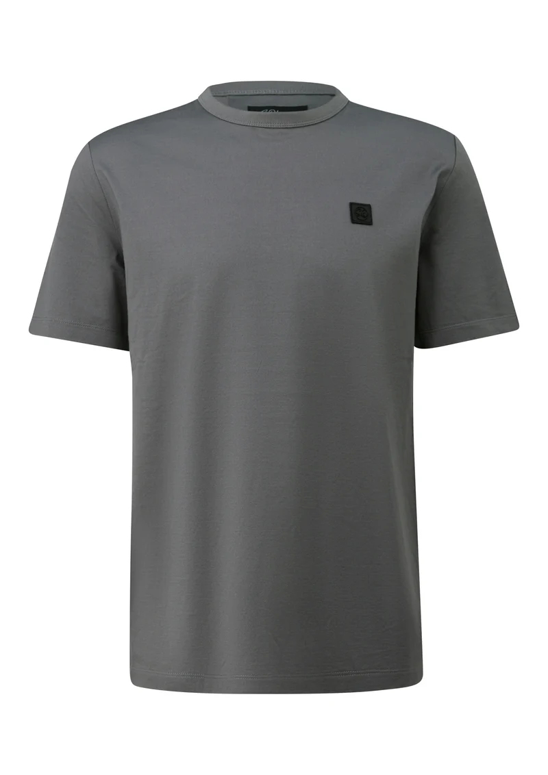 T-Shirt, GREY/BLACK