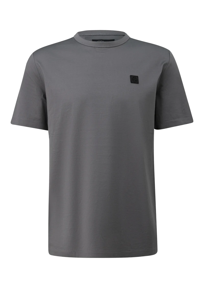 T-Shirt, GREY/BLACK