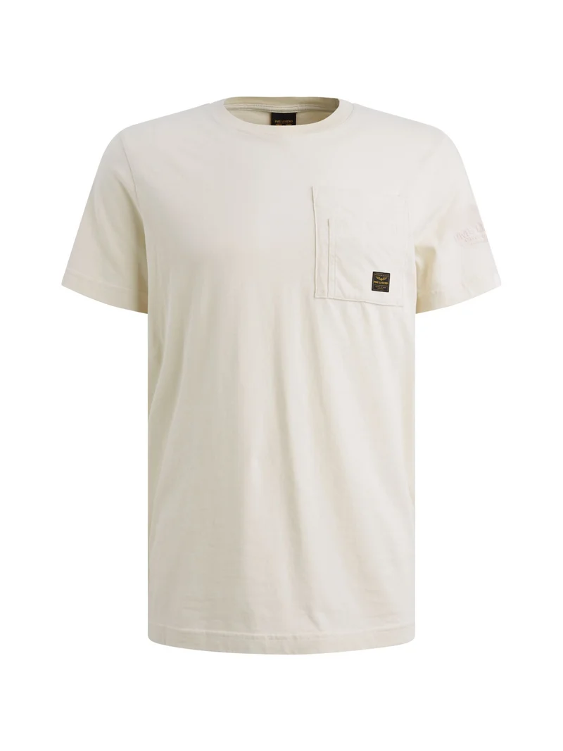 Short sleeve r-neck play heavy jer, Bone White