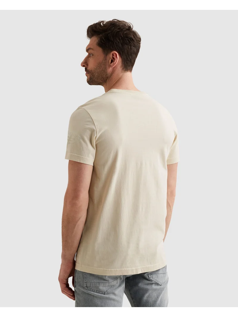 Short sleeve r-neck play heavy jer, Bone White
