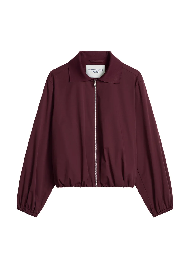 Woven Outdoor Jackets, Easy Bomber, Merlot Red