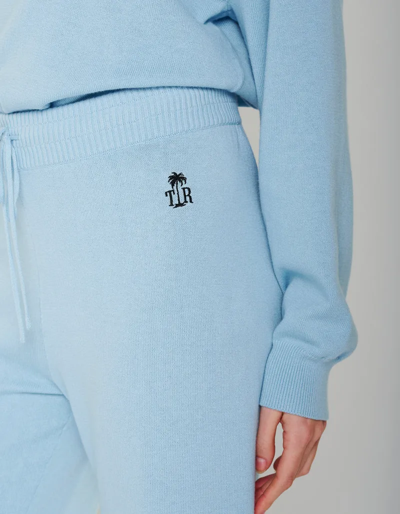 Merinowoll-Kaschmir-Strickhose Wide Leg MC