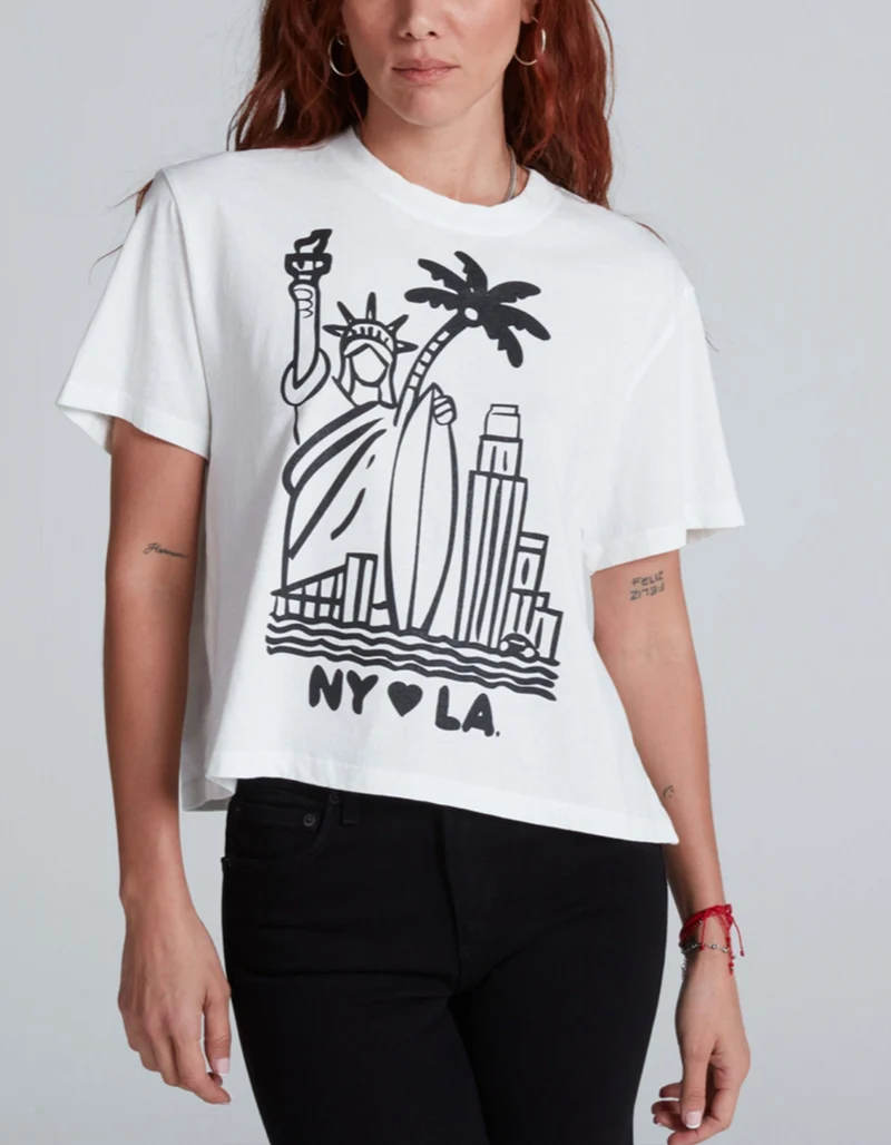 Bedrucktes Oversize T-Shirt Shrunken Boy