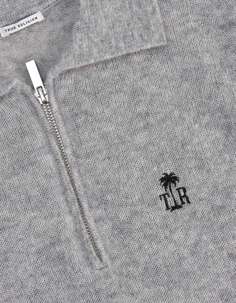 Kaschmir-Seide-Mix Pullover Amara Polo Tee