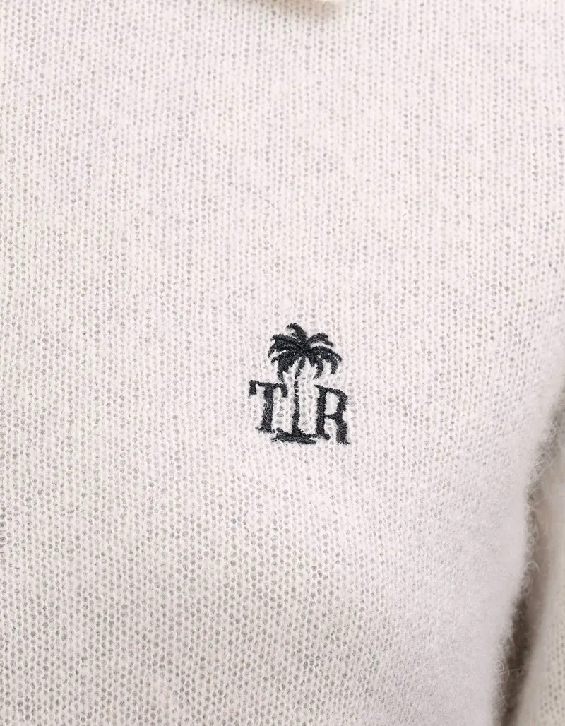 Kaschmir-Seide-Mix Pullover Amara Polo Tee