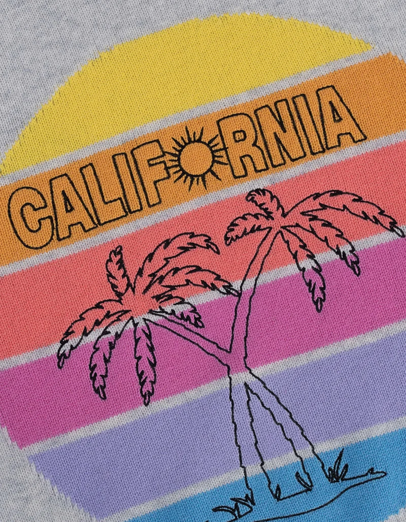 Merinowoll-Kaschmir-Pullover MC California Crew mit Stickerei