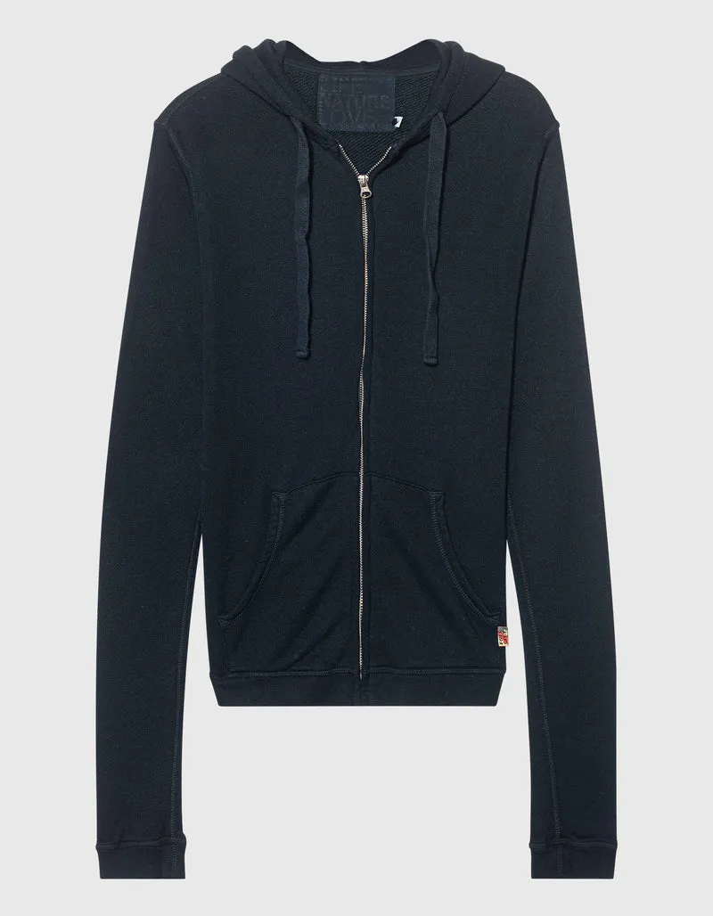 Bedruckter Zipper-Hoodie
