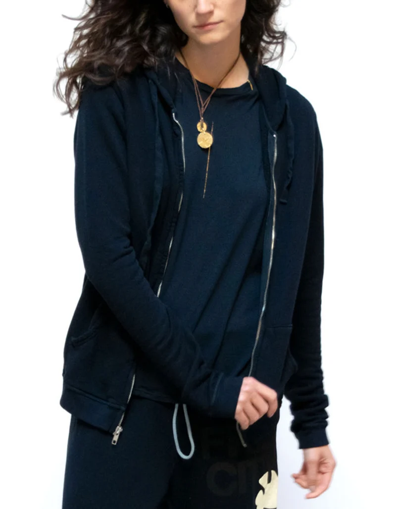Bedruckter Zipper-Hoodie