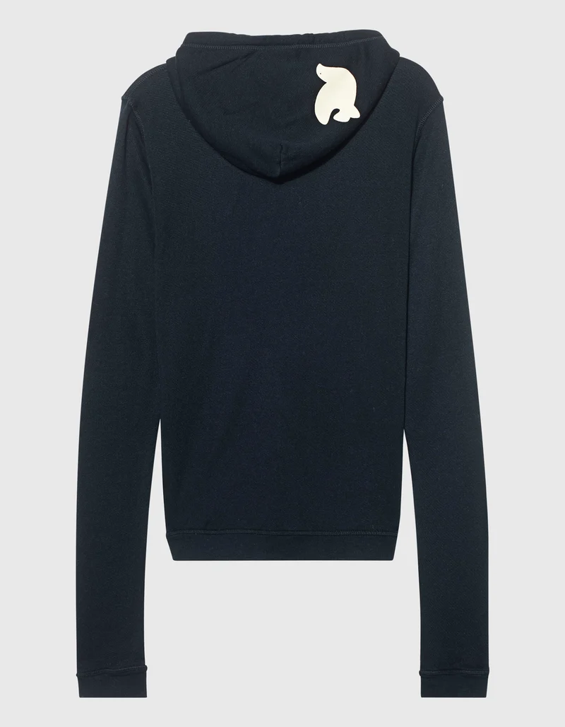 Bedruckter Zipper-Hoodie