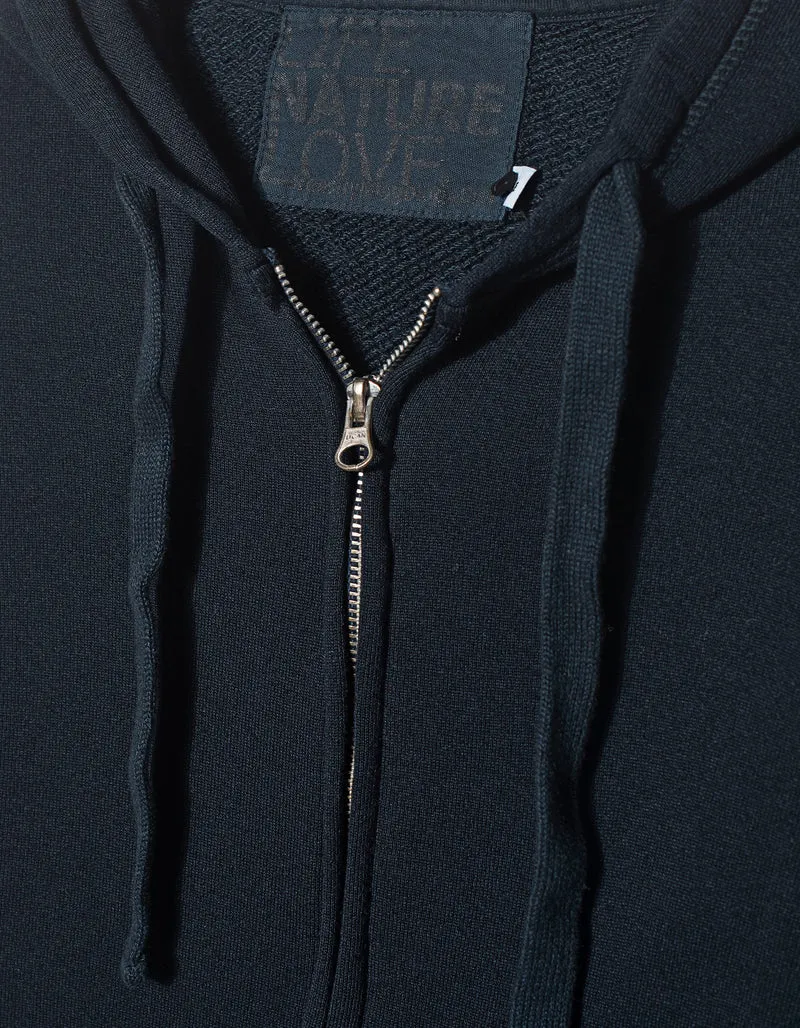 Bedruckter Zipper-Hoodie
