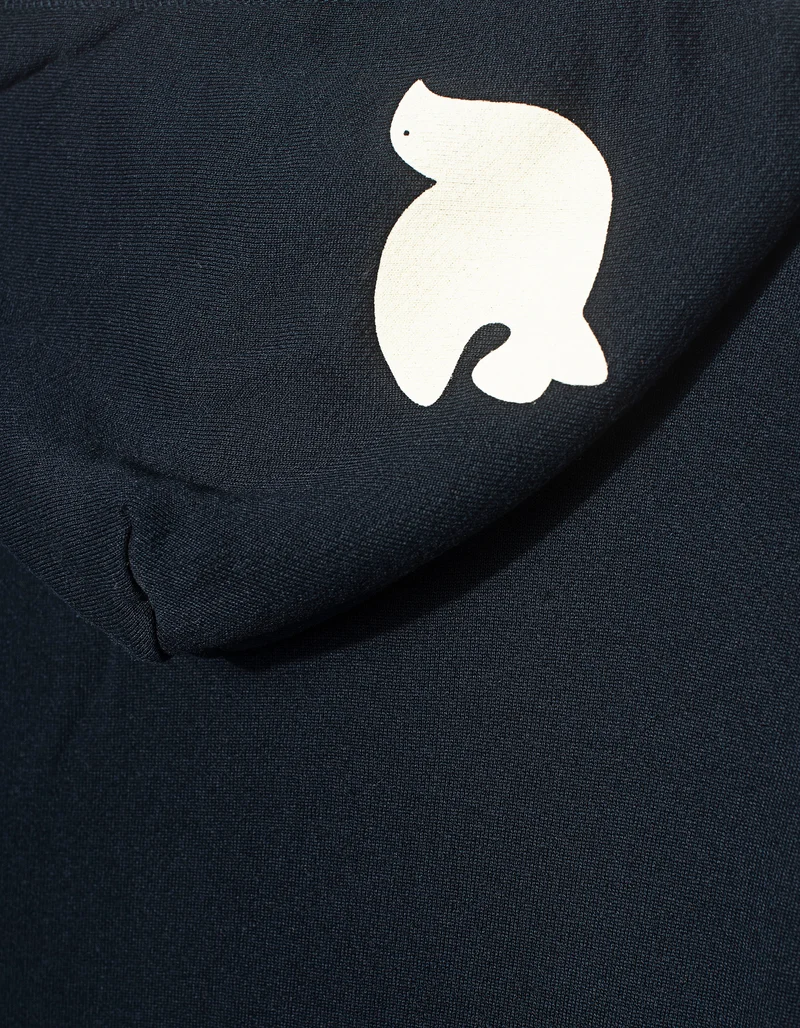 Bedruckter Zipper-Hoodie