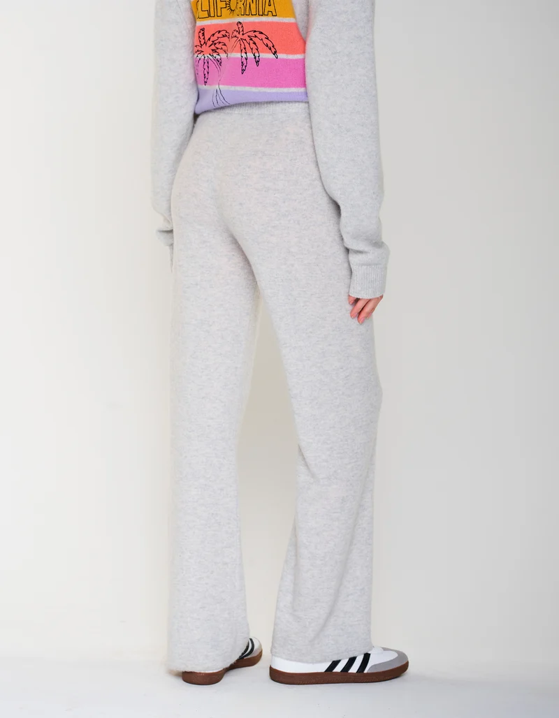 Merinowoll-Kaschmir-Strickhose Wide Leg MC