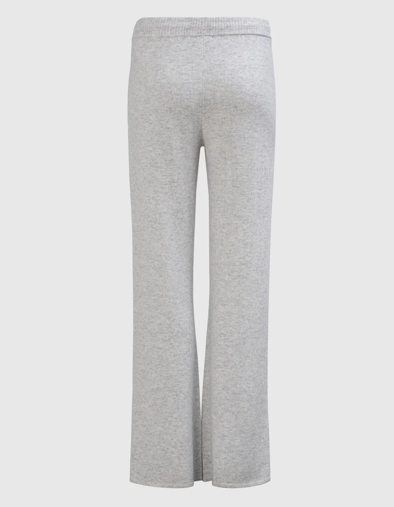 Merinowoll-Kaschmir-Strickhose Wide Leg MC