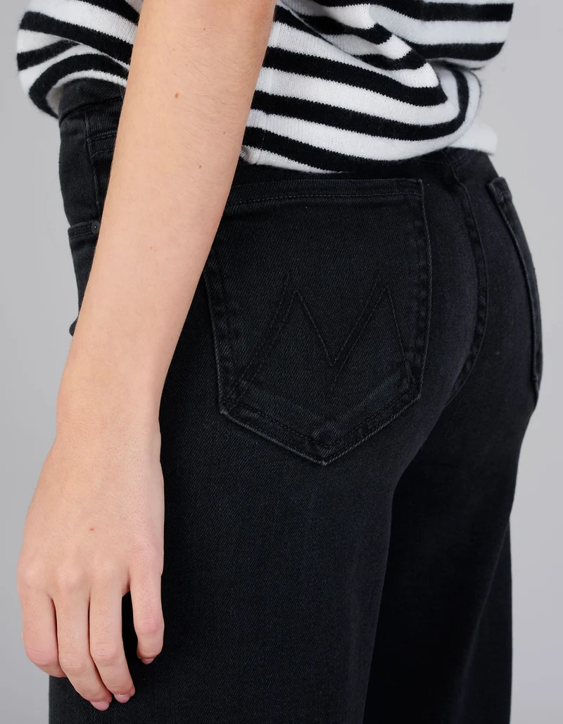 High-Waist Wide-Leg-Jeans The Roller Sneak