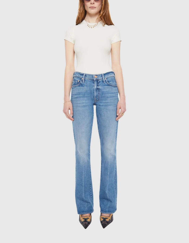 Washed-Out Bootcut-Jeans The Outsider Sneak