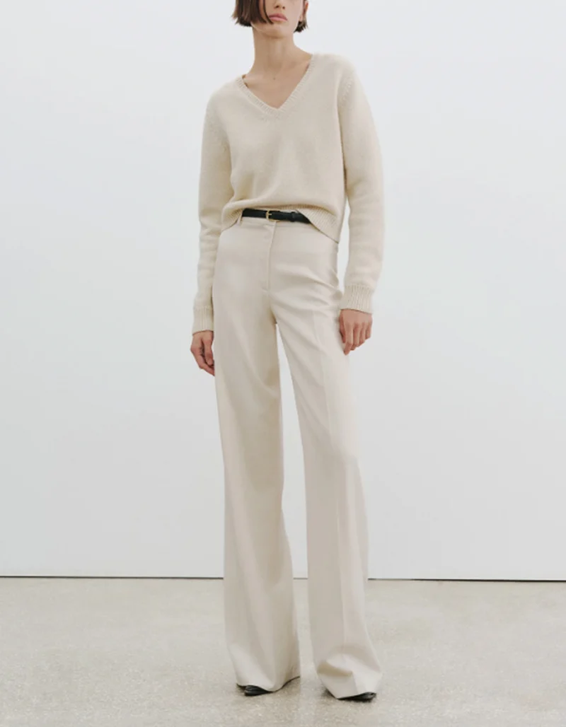 Wide-Leg Woll-Hose Rivers