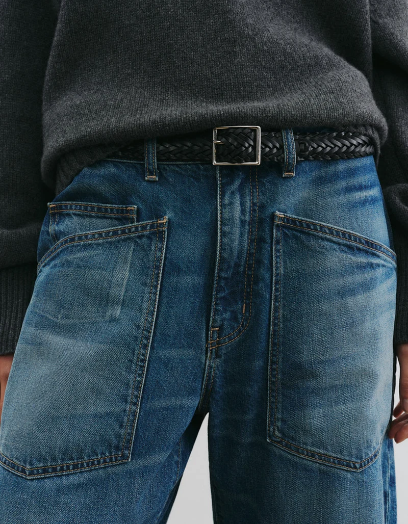 Washed-Out Barrel-Jeans Shon