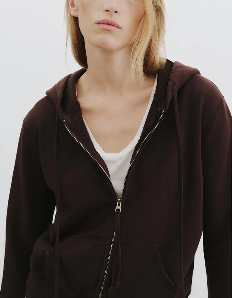Hoodie Zip Callie Espresso