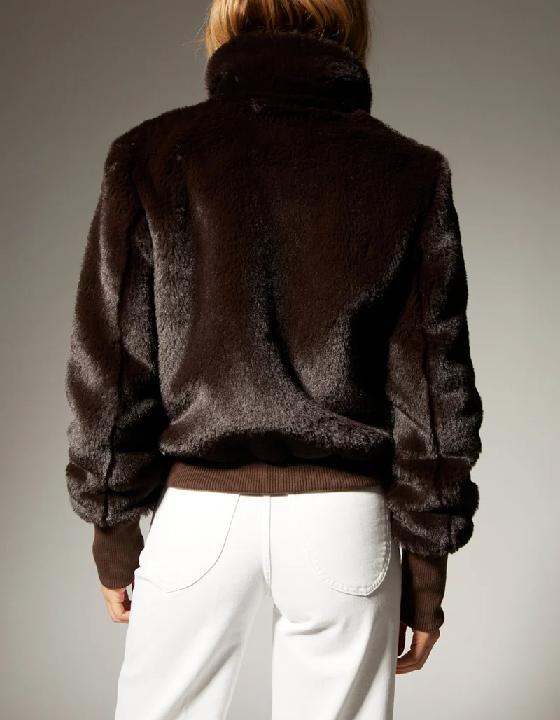Faux-Fur Jacke Tate