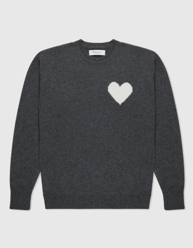 Kaschmir-Pullover Heart Logo