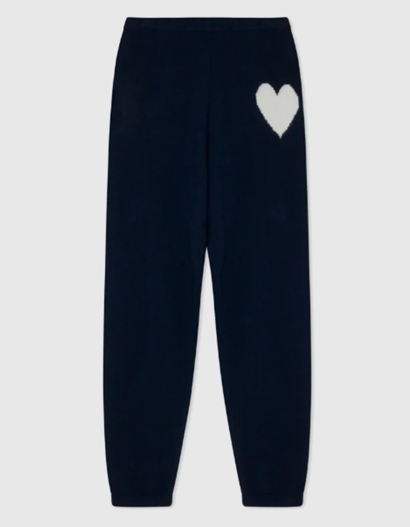 Kaschmir-Jogginghose Heart Logo