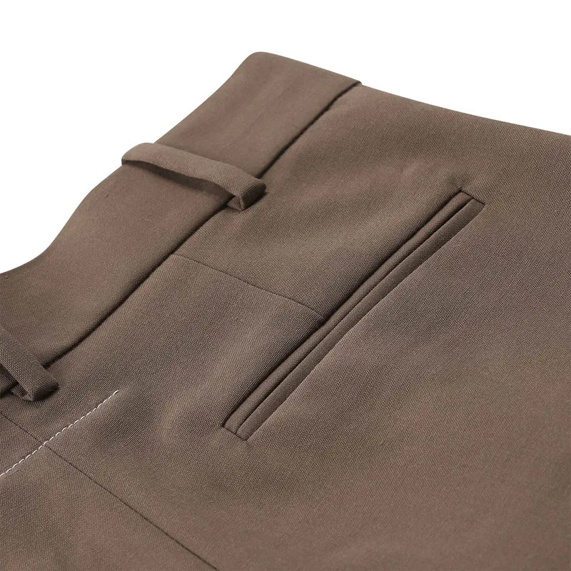 Weite Hose mit Bundfalten