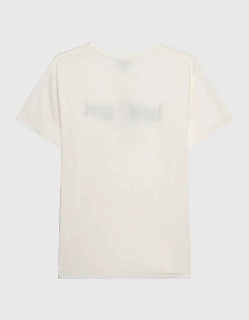 Bedrucktes T-Shirt Baby Girl mit Kaschmir-Anteil