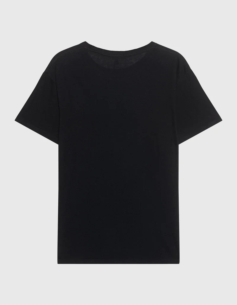 Bedrucktes T-Shirt Eye-Roll mit Kaschmir-Anteil