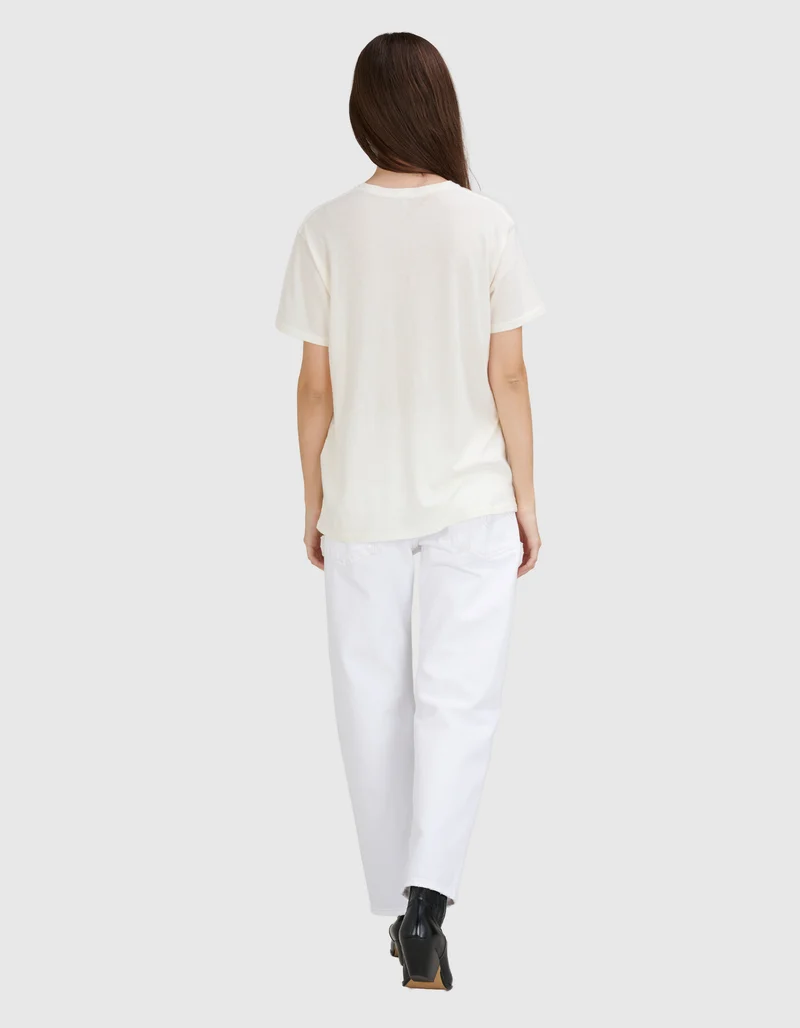 Bedrucktes T-Shirt Too Sober mit Kaschmir-Anteil