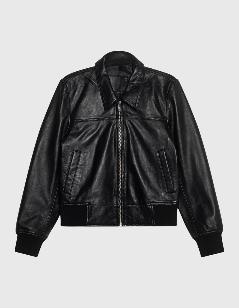 Lederjacke Berlin mit Paspeltaschen