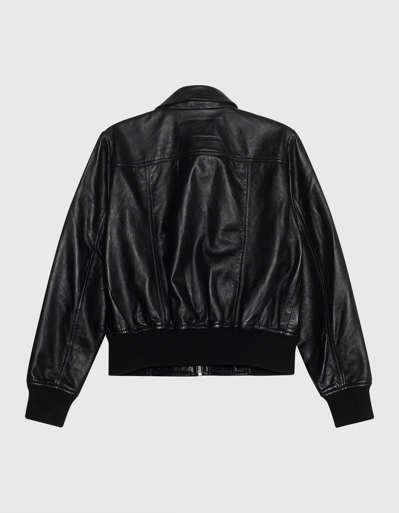 Lederjacke Berlin mit Paspeltaschen