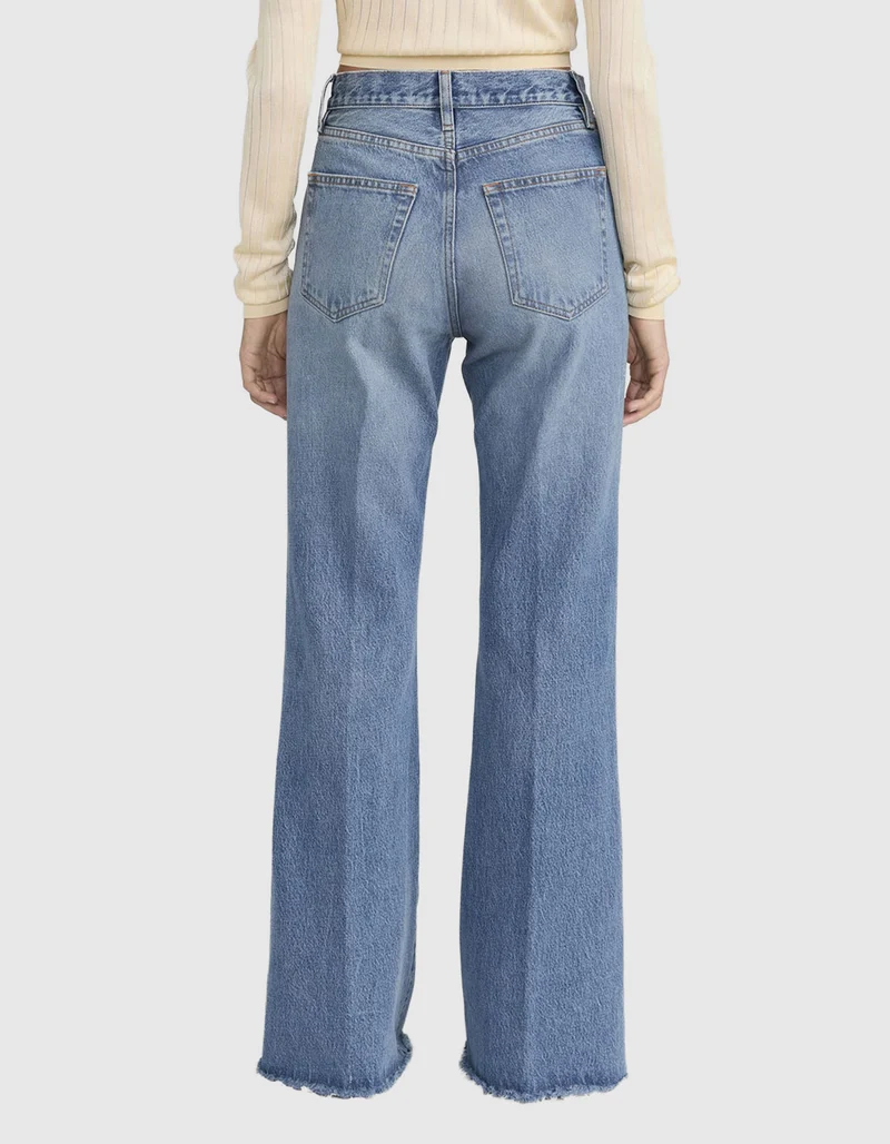 Mid-Rise Flare-Leg Jeans The LAX