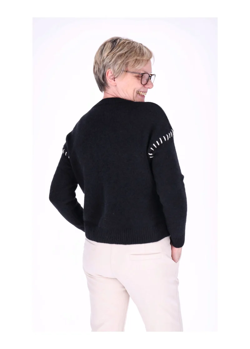 Splash of Color Strickpullover Damen