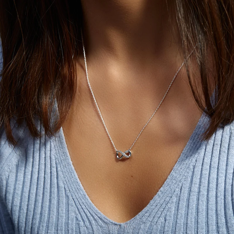 Pandora Moments damen Kette Silber 398821C01-50