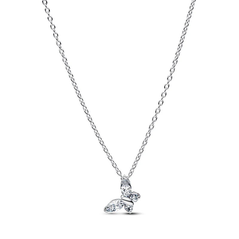 Pandora Timeless 925 Sterling Silver Butterfly Pendant Necklace 394266C01-45