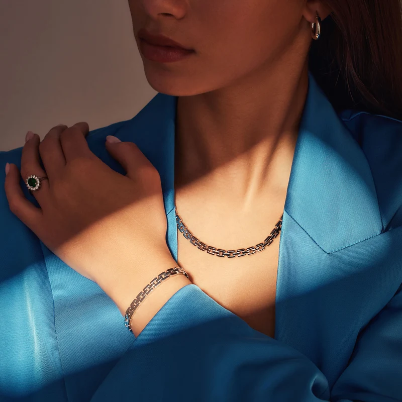 Parte Di Me Bibbiena Poppi damen Kette 585 Vergoldung PDM34089