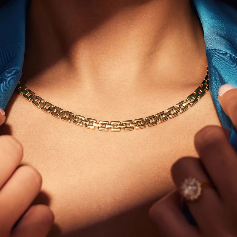 Parte Di Me Bibbiena Poppi damen Kette 585 Vergoldung PDM34090