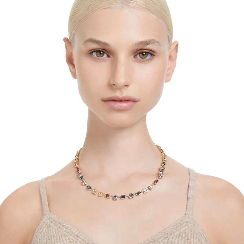 Swarovski Stilla Goldfarbene Kette 5662915 (Länge: 38.00 - 45.00 CM)