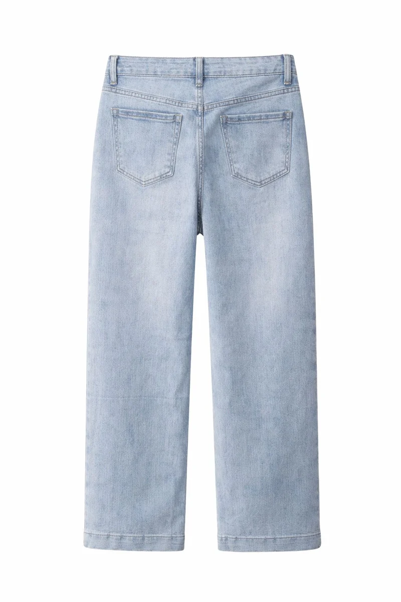 Splash of Color Jeans Damen weites Bein