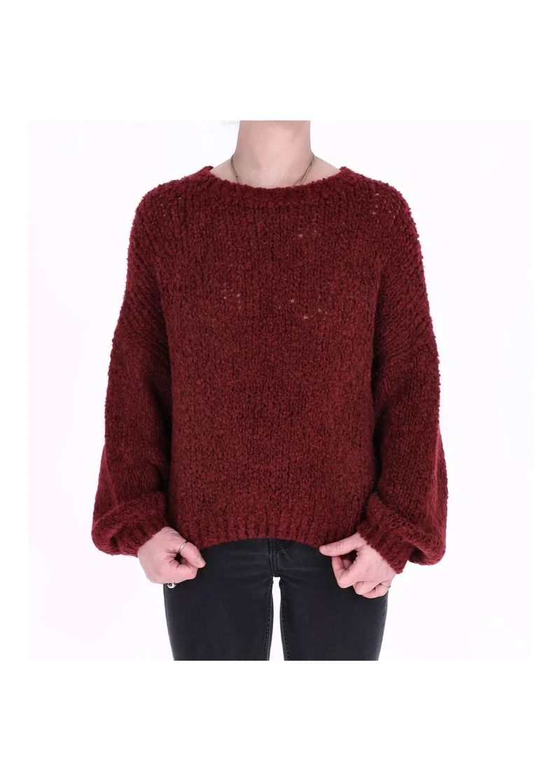 Grobstrick Pullover Damen Splash of Color