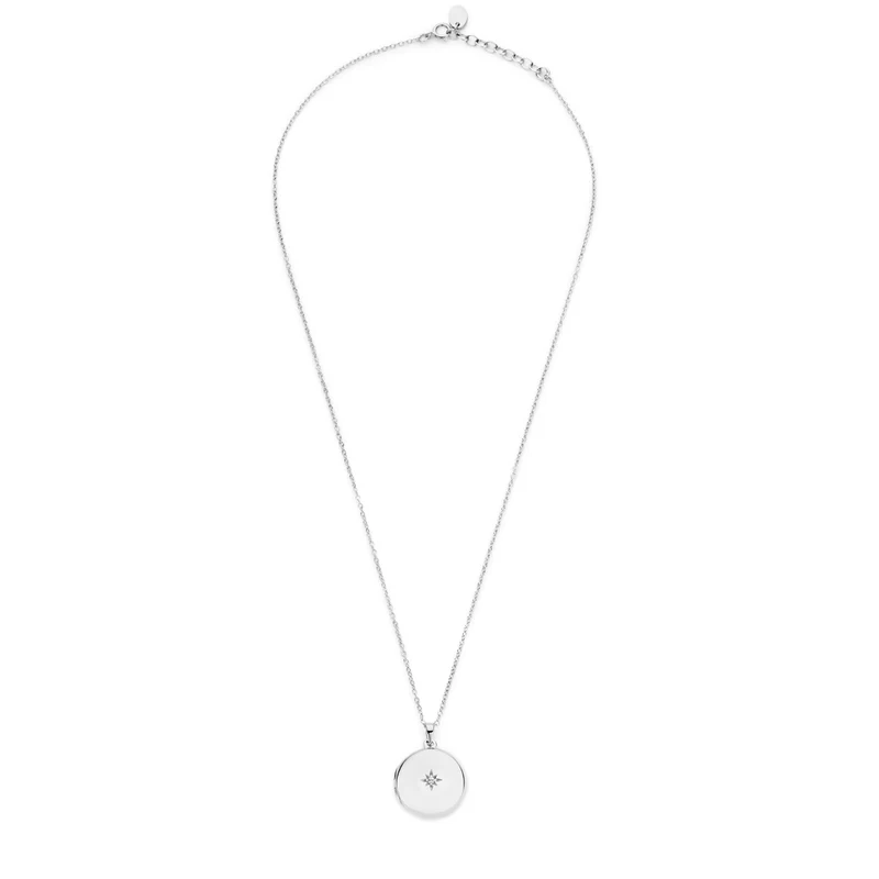 Violet Hamden Sisterhood Memory 925 Sterling Silberne Halskette mit Fotomedaillon VH340029